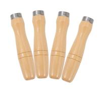 AUTSUPPL 4 pièces Poignée de Râpe Ergonomique Manche Solide et Antidérapant pour Outil de Coupe Remplacement Portable pour Plate Demi-ronde Ronde et Carrée