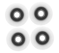 AUTSUPPL 4 pièces Roulettes Porte Coulissante Verre Kit Remplacement Robuste Silencieux pour Salle de Bain Galets Glissants Stables et Faciles à Installer