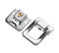 AUTSUPPL 4 Pièces Set de Loquets Fer avec Clé pour Boîtes Bois Coffrets à Bijoux Boîtes à Outils et Valises Serrures Vintage Sécurisées avec Mécanisme de Fermeture Pratique