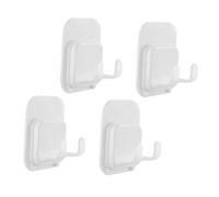 AUTSUPPL 4 pièces Support Rasoir Mural Adhésif Porte Rasoir Patère Salle Bain Étanche sans Perçage Rangement Pratique Organisation Murale pour Salle de Bain