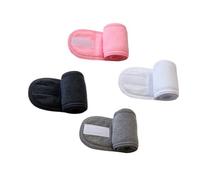 AUTSUPPL 4pièces Bandeaux Pour Femme Pour Laver Le Visage Lot De Noir Gris Blanc Rose Pour Maintenir Cheveux Loin Du Visage