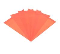 AUTSUPPL 5 Pièces Drapeaux Cyclistes en Pvc Orange Réfléchissants pour Garçon et Filles, Portable et Améliorant la Sécurité Lors Conduite Route à Vélo