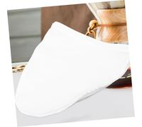 AUTSUPPL 5 pièces Filtres Réutilisables en Maille Fine pour Filtration Cuisine Pochette à Thé Lavable et Légère pour Lait Café et Soja Sans Ouverture Élastique Blanc