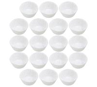 AUTSUPPL 500 Caissettes à Cupcakes en Papier Blanc Pur, Petits Moules à Mini-muffins Résistants la Cuisson, Emballage Jetable pour Pâtisserie Cuisine Domestique, Format Standard