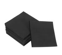 AUTSUPPL 500 Feuilles Blocs Notes Autocollantes Noires Lignées Adhésives Faciles à Décoller pour Bureau École et Maison Blocs-mémos Polyvalents