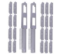 AUTSUPPL 50pièces Tiges De Permanente Grises Outils De Coiffure Pour Boucles Naturelles De Vague Froide Style Pratique Et Léger Pour Voyage Et Usage Quotidien