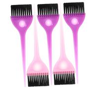 AUTSUPPL 5pièces Lot De Peignes De Coloration Capillaire Peignes De Coiffure Avec Extrémité Pointue Pour Mélanger Masques Et Pinceau Pour Appliquer Teintures