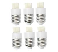AUTSUPPL 6 pièces Adaptateur Douille Ampoule vers Lot de Convertisseur Douilles de Lampe Léger et PC Installation Facile pour Culot à Vis Accessoires Compatibles Lampes Halogènes et LED