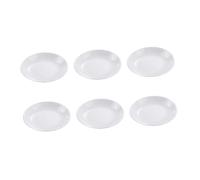 AUTSUPPL 6 pièces Assiettes à Sauce Céramique Lot de Petites Assiettes à Dips pour Sauce et Vinaigre Vaisselle Décorative et Facile à Nettoyer pour Maison et Restaurants Réutilisable