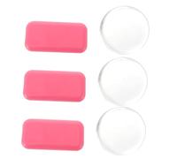 AUTSUPPL 6 pièces Coussinets Silicone pour Extension Cils Réutilisables Pads Rehaussement Cils Portables Antistatiques pour