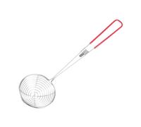 AUTSUPPL 6 pièces Lot de Passoires Inox pour Bubble Tea Écumoire à Long Manche Anti-chaleur Filtre Cuisine pour Friture et Cuisson Ustensile Résistant pour Aliments Solides