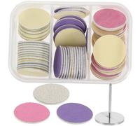 AUTSUPPL 60pièces Lot de Disques de Ponçage Électriques pour Pédicure avec Boîte de Rangement pour Éliminer les Callosités