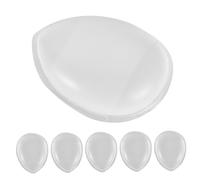 AUTSUPPL 6pièces Éponge Maquillage Silicone Réutilisable Puff Applicateur Forme Poisson Pour Application Facile De