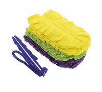 AUTSUPPL 7 pièces Set de Recharges de Lingettes Dépoussiérantes Réutilisables Microfibre pour Plumeau à Main Nettoyage Humide et Sec pour Fenêtres Sols Ventilateurs et Cuisine