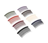 AUTSUPPL 8 pièces Lot de Peignes Latéraux Mats pour Cheveux Fins Maintien Fiable Accessoires Coiffure Colorés pour Femmes et Filles Fixation Élégante pour Coiffures Quotidiennes et