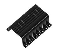 AUTSUPPL 8 pièces Lot de Sangles Dadaptateur de Gouttière Daluminium Résistant Déformation Fixation Pratique pour Descente de Pluie Installation Facile Noir