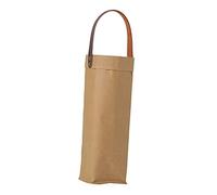 AUTSUPPL À Vin Réutilisable Et Lavable Pochette Papier Kraft pour Transport De Bouteilles De Vin Et pour Événements Et