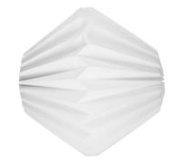 AUTSUPPL Abat-jour Pliable Papier Origami pour Suspension Lampe Scandinave Décorative Adaptable Salon Bar et Design Portable et Blanc
