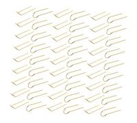 AUTSUPPL Aiguilles à Coudre en U Dorées 100 Pièces - Épingles Métalliques Double Pointe pour Couture Quilting Tapisserie Boîte de Rangement Fourniture de Travaux Manuels Tissu