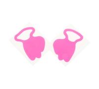 AUTSUPPL Autocollant Soin Visage Silicone Lot de 2 Patchs pour Femmes Atténue Rides Coins des Yeux Bouche et Sillons Nasogéniens Forme Créative