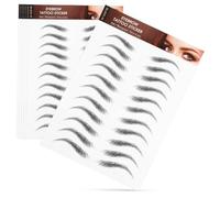 AUTSUPPL Autocollants pour Sourcils Effet Poil à Poil 6 Feuilles Waterproof Taille Moyenne Maquillage Femme Look Naturel Entretien Quotidien