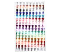 AUTSUPPL Autocollants Strass pour Visage Décoratifs à Utiliser Lors de Fêtes et Activités Manuelles Strass Pours Yeux Bijoux de Visage Soi-même