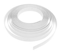 AUTSUPPL Bande de Chant PVC Autocollante Ruban Flexible pour Finition Meuble Réparation et Décoration Arêtes de Placard et Comptoir Couleur Blanche