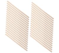 AUTSUPPL Bâtonnets De Cire En Bois Dépilatoires 100 Pcs 140x6x2 Mm Épais Bords Arrondis Pour Épilation Corps Et Sourcils Kit Applicateur Cire Bois Polyvalent