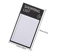 AUTSUPPL Blocs-notes Style Rustique Moderne pour Réfrigérateur Lot de 3 Dos Entièrement Aimanté, Papier Lisse pour Décoration Maison