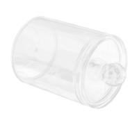 AUTSUPPL Boîte de Rangement Transparent pour Coton-tige Organisateur Compact et Robuste pour Salle de Bain Design Clair avec Bords Arrondis et Matériaux Durables