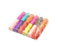 AUTSUPPL Boîte De Rouge à Lèvres Brodée 12 Pièces Taille Compacte Miroir Boîte De Rangement Rétro pour Femme Présent d'anniversaire Paquet à Main