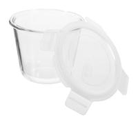 AUTSUPPL Bol en Verre 700ml avec Couvercle Hermétique, Boîte Alimentaire Ronde pour Conservation de Soupe, Salades et Fruits, Léger et Portable, pour Maison et Voyage Couleur
