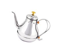AUTSUPPL Bouilloire Acier Inoxydable avec Filtre Fin Théière à Infusion pour Thé Tisanière avec Style pour Maison et Cuisine