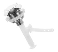 AUTSUPPL Bouton Chasse Eau Wc Bouton Poussoir Simple pour Toilette Piston à Pression Unique et Eau Compatible Plupart des Cuvettes Installation Facile pour Maison et Bureau