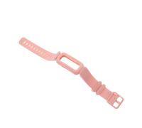 AUTSUPPL Bracelet Montre Silicone Ajustable pour Tracker d'Activité Bande Rose Confortable et Flexible pour Femme Remplacement Léger Boucle