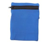 AUTSUPPL Brassard de Sport Pochette Poignet Zippée pour Téléphone Portable, Léger et Extensible, Taille Unique, pour Course à Pied, Fitness et Activités Extérieures, Couleur Bleue