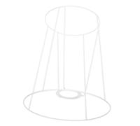 AUTSUPPL Cadre Abat-jour Métal DIY pour Lampe de Table Armature et Barre Adaptée Création Personnalisée Abat-jour Pour Décoration Maison Bureau