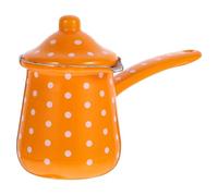 AUTSUPPL Cafetière Émaillée Vintage Capacité Importante Résistant Chaleur et Au Froid Pot Multi-usages pour Café Thé et Lait Usage Domestique et Salon de Café