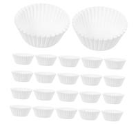 AUTSUPPL Caissettes à Pâtisserie 1000 Pcs Blanc Papier Résistant à L’huile Moules à Muffins et Cupcakes Décoratifs Professionnels pour Pâtisserie Cuisine Maison