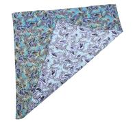 AUTSUPPL Carré Tissu Emballage Japonais pour Boîte à Bento Coton Résistant Imprimé Style Furoshiki Bleu Phénix Emballage Réversible pour Déjeuner et Cadeaux