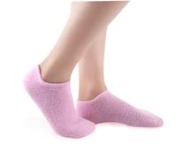 AUTSUPPL Chaussettes Gel Hydratantes pour Talons Secs Anti-crevasses Confortables et Respirantes Protection Confortable pour Soins des Adaptées Au Port Quotidien Rose