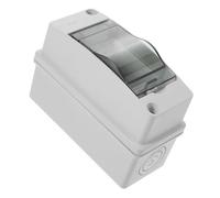 AUTSUPPL Coffret de Distribution Électrique Étanche avec Fenêtre Transparente Boîtier de Protection pour Disjoncteur Utilisation Intérieure et Extérieure Robuste et Compact Adapté Gestion