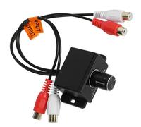 AUTSUPPL Contrôleur de Volume à Distance pour Ampli Voiture Régulateur de Niveau Audio pour Système Stéréo Automobile Réglage Précis des Basses et Volume Compatible avec Amplis car Audio
