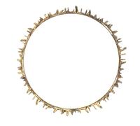 AUTSUPPL Couronne Épine Dorée pour Femmes Diadème Renaissance Élégant Accessoire Cheveux pour Fête Bal et Mariage Couronne Déesse Adulte