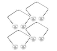AUTSUPPL Créateur de Fossettes Faciales et Perles Imitation 4pcs en Acier Inoxydable Intensité Réglable pour Améliorer L'apparence Visage à Domicile Voyage