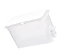 AUTSUPPL Distributeur Lessive Poudre 3,5 L en Pp Blanc, Bidon de Lessive Vide Robinet, Étanche et Compact pour Usage Quotidien