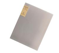 AUTSUPPL Dossier avec Pochette Transparente Gris Organisateur de Documents Léger pour Bureau Protection et Classement de Pochette Rigide pour Documents et Partitions