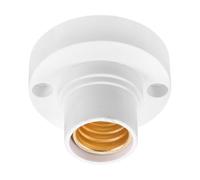 AUTSUPPL Douille D'ampoule E14 En Plastique Solide Résistante Au Vieillissement, Culot à Vis Blanc Petit Format, Support De Lampe Adapté La Cuisine Chambre Magasin, Unité Simple