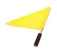 AUTSUPPL Drapeau Agité Jaune en Tissu et Éponge pour Arbitres, Léger, Taille Adaptée, Conçu pour Jeux de Football en Extérieur et Entraînements Sportifs