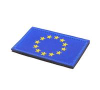 AUTSUPPL Écusson Brodé Drapeau Union Européenne Nylon pour Vêtements Sacs à Dos et Casquettes Accessoire Décoratif Polyvalent et Résistant Décoloration